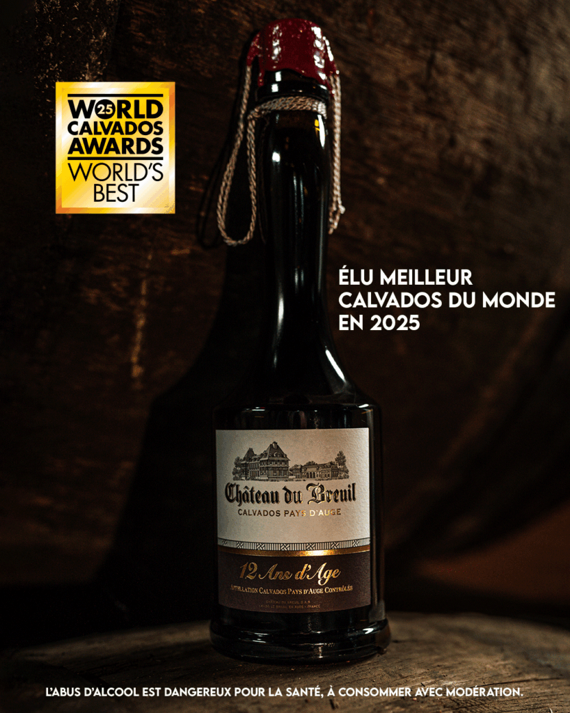 Calvados 12 ans chateau du breuil elu meilleur calvados du monde