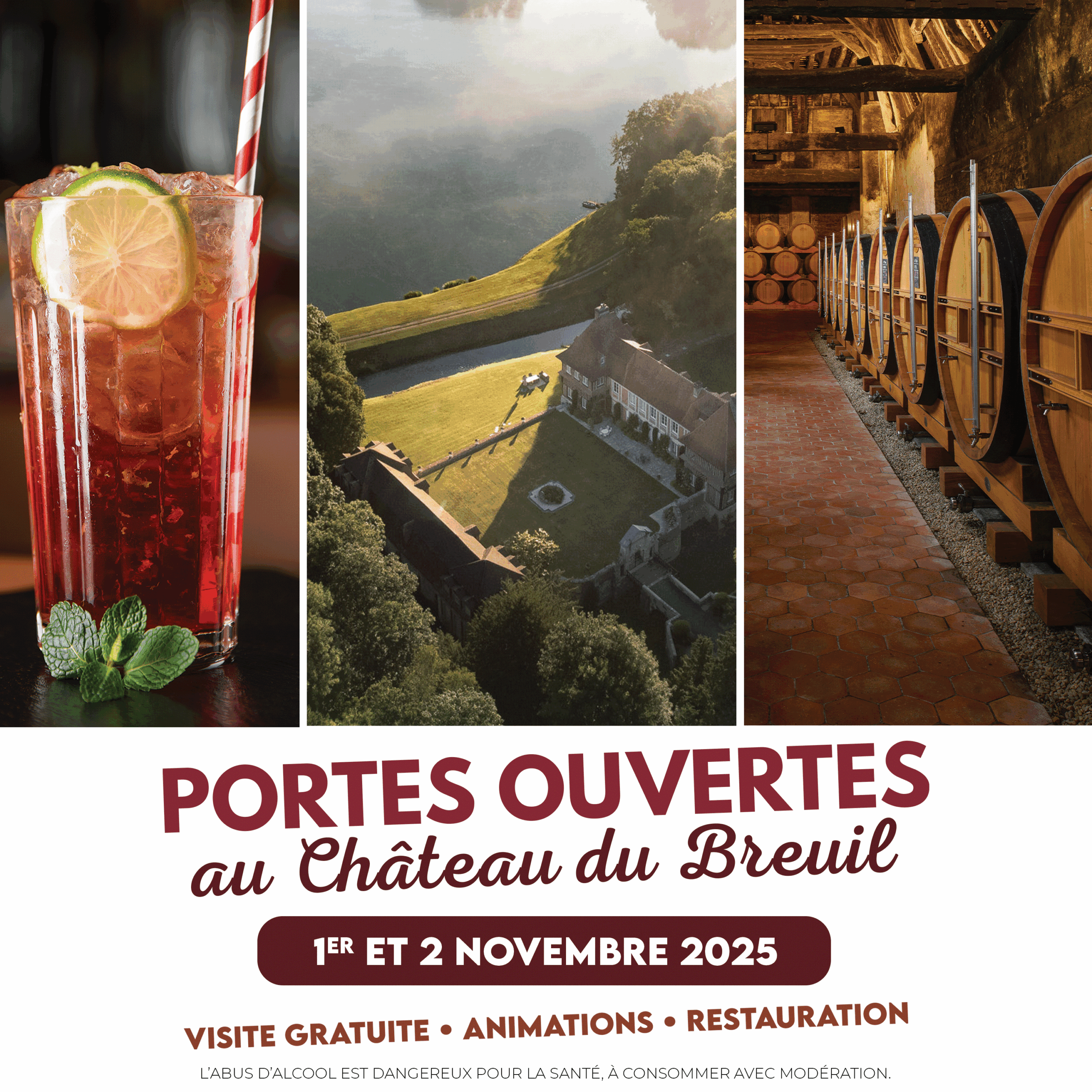 Portes ouvertes au Château du Breuil le 1er et 2 novembre 2025