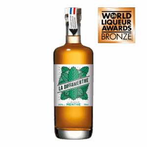 Liqueur de menthe la diffamenthe medaille de bronze