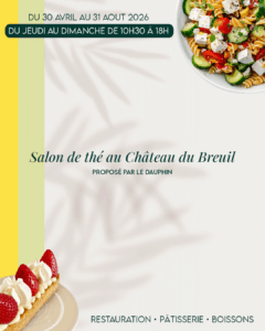 Salon de thé éphémère au Château du Breuil
