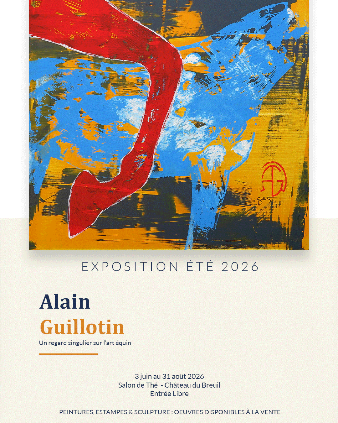 Exposition Alain Guillotin au Château du Breuil