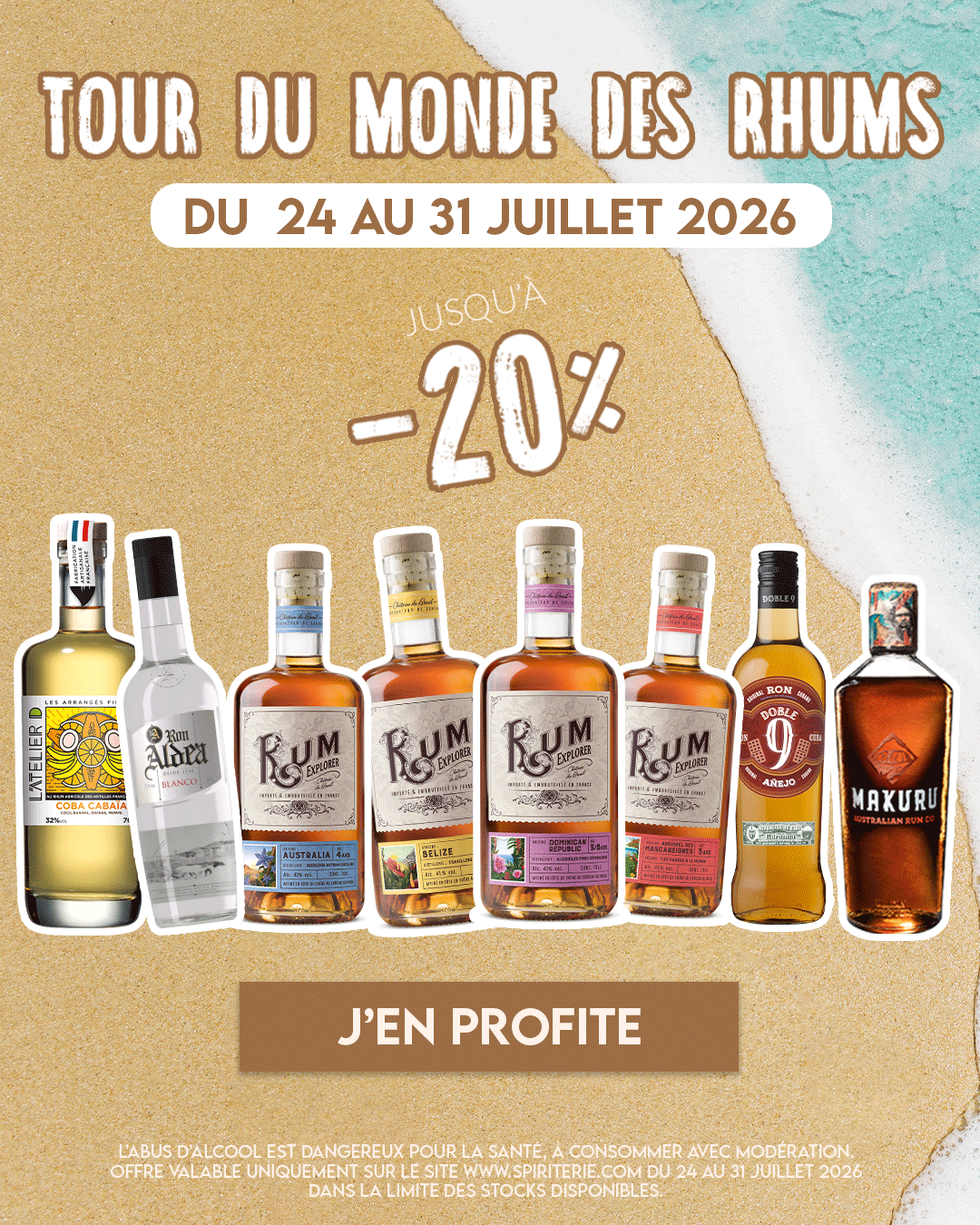 Pop up promotion tour du monde des rhums au chateau du Breuil
