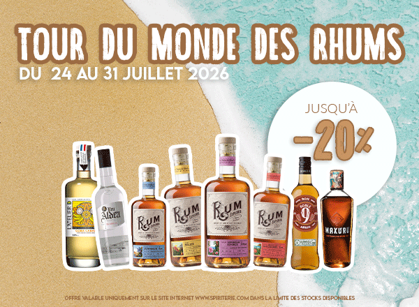 Promotion "tour du monde des rhums" La Spiriterie Francaise, Chateau du breuil normandie