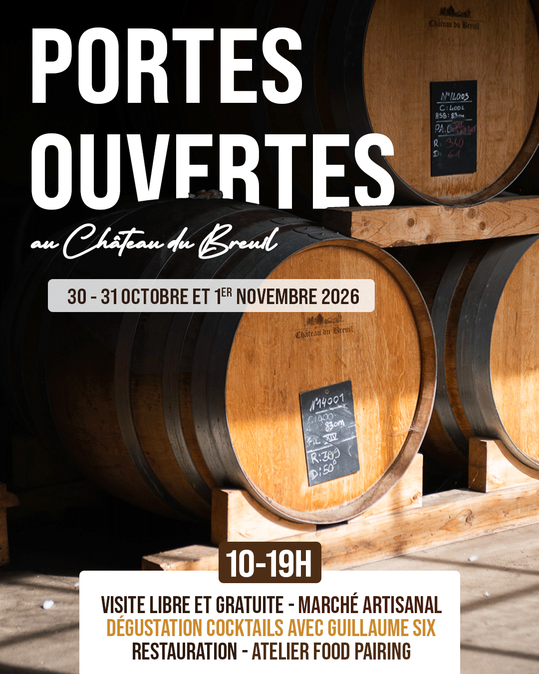 PORTES OUVERTES AU CHATEAU DU BREUIL